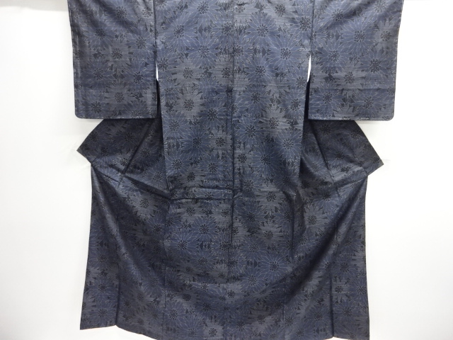 Japanese Kimono / Tsumugi Omeshi Silk